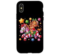 Candy Land Ride con Gingerbread Girl and Stars Carcasa para iPhone X/XS