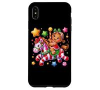 Candy Land Ride con Gingerbread Girl and Stars Carcasa para iPhone XS MAX