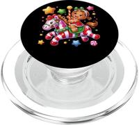 Candy Land Ride con Gingerbread Girl and Stars PopSockets PopGrip para MagSafe
