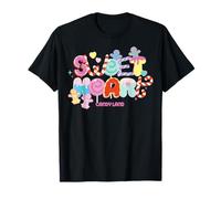 Candy Land Valentine's Day Sweet Heart Candy Letters Camiseta
