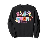 Candy Land Valentine's Day Sweet Heart Candy Letters Sudadera