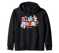 Candy Land Valentine's Day Sweet Heart Candy Letters Sudadera con Capucha