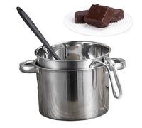 Candy Melting Pot - Sartén Doble | Cazuela de Chocolate, Preparación de Fondo, Cazuela de Queso, Para Mantequilla Restaurante Culinario Dulces de Chocolate Postre de queso