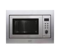 Candy MIC211EX, Microondas integrable con grill, 21L, Digital, Con marco, 8 programas automáticos, Plato giratorio 24,5cm, Descongelación tiempo y peso, 800W/1000W, Acero inoxidable antihuellas