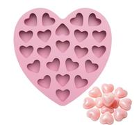 Candy Mold - 9.7x9.8cm Chocolate Mold | Heart Molď, Easy Release Reusable Candy Molď, Non Stick Baking Tray For Valentine Cake Jelly Fudge Ice Soap DIY Home