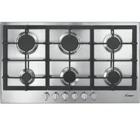 Candy PG9601SXGH Quemador Encimera Empotrable 6 A Gas 90CM Acero Inoxidable