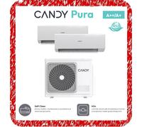Candy Pura Dual 9+9 BTU CY2T14AOUT Aire Acondicionado Wifi Inverter R32