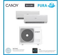 Candy Pura Dual 9+9 BTU CY2T14AOUT Aire Acondicionado Wifi Inverter R32