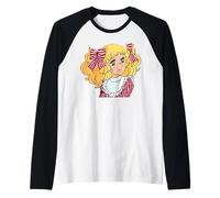 Candy Retro Japonés Vintage 80s Streetwear Anime Manga Camiseta Manga Raglan