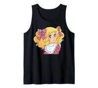Candy Retro Japonés Vintage 80s Streetwear Anime Manga Camiseta sin Mangas