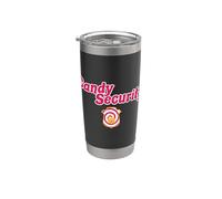Candy Security - Disfraz de cumpleaños para niños Vaso térmico de acero inoxidable de doble pared