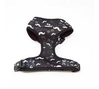 candyPet - Arnés Ajustable en Cuello y Pecho para Perro, Chaleco Antitirones, de Neopreno y Malla Transpirable, MUSTACHE, M