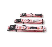 candyPet - Collar Click Nylon Ajustable, interior acolchado de Neopreno, WATERMELON, M