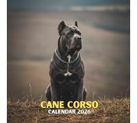 Cane Corso Calendar 2026: Italian Dog Portraits • U.S. Holiday Dates Included • Monthly Grid Format • Glossy Softcover | 8.5 × 8.5 in