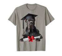 Cane Corso Dog Gratuation Cap Training School Graduado Propietario Camiseta