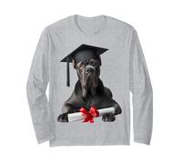 Cane Corso Dog Gratuation Cap Training School Graduado Propietario Manga Larga