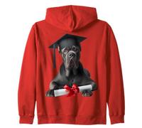 Cane Corso Dog Gratuation Cap Training School Graduado Propietario Sudadera con Capucha