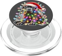 Cane Corso Dog x Luces de Navidad PopSockets PopGrip para MagSafe