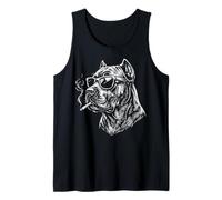 Cane Corso Fumar Cigarrillo Camiseta sin Mangas