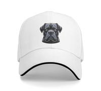 Cane Corso Oreja de Perro Cane Corso Arte Casual S Ajustable Hip Hop Verano Unisex Sombreros Fiesta Sorpresa Concurso de Regalos Divertido Satisfecho Haz Que tu Cara parezca pequeña