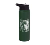 Cane Corso Retrato - Mastín italiano Cane Corso Dueño Stainless Steel Insulated Water Bottle