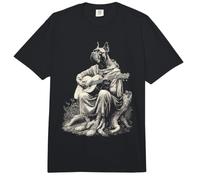 Cane Corso Tocando Guitarra Música Popular Perro Medieval Guitarrista Comfort Colors Adult Heavyweight T-Shirt