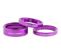 Cane Creek Interlok Spacer Kit, 2x5mm, 1x10mm, Purple, BAA2277PP