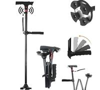 Cane Hero - Bastón para caminar para hombres y mujeres con alarma, luz LED y mango plegable, ajustable, 5 alturas de 34 a 37 pulgadas, para apoyo diario y personas mayores (1 unidad)