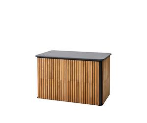 Cane-line Baúl exterior Combine Teak. lava grey. pequeño
