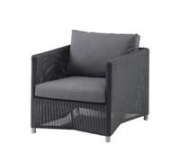 Cane-line Butaca Lounge Diamond weave Cane-Line Natté graphite