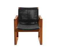 Cane-line Butaca Lounge Endless Dark grey. teakstativ