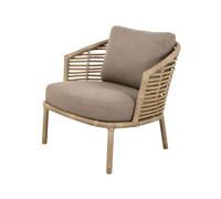 Cane-line Butaca Lounge Sense Cane-Line Natté taupe. natural. incluyendo cojines taupe