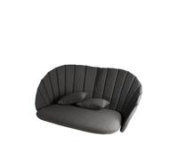 Cane-line Juego de cojines para sofá de 2 plazas Peacock Focus dark grey