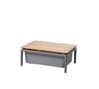 Cane-line Mesa auxiliar Conic Light grey. teak