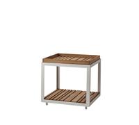 Cane-line Mesa auxiliar Level Teak. soporte blanco