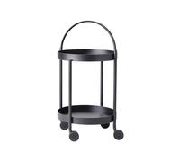 Cane-line Mesa con ruedas Roll Lava grey
