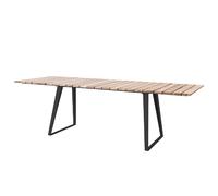 Cane-line Mesa de comedor Copenhague Teak. soporte lava grey