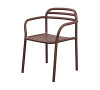 Cane-line Silla con reposabrazos Bliss Desert red