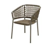 Cane-line Silla con reposabrazos Ocean soft rope Taupe