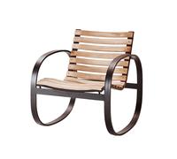 Cane-line Silla mecedora Parc Lava grey. teak