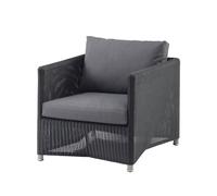 Cane-line Sillón lounge Diamond weave Cane-Line Natté graphite