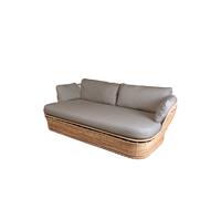 Cane-line Sofá Basket de 2 plazas Natural. cojines taupe