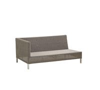 Cane-line Sofá modular Connect 2 plazas taupe. derecho