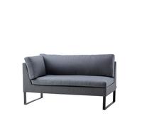 Cane-line Sofá modular Flex Grey. derecho. incl. cojines