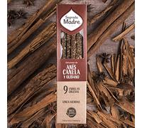 Canela, Anís y Olíbano • Incienso Natural 100% Ecológico • Hecho a Mano en Argentina • Limpieza y Bienestar - 9 Varillas - Generico