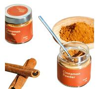 Canela Finamente Molida y CúRcuma Pura en Polvo, Especias, Aromático Fresco para Hornear Dar Sabor a Bebidas Caseras (45 G)(45g cinnamon powder)