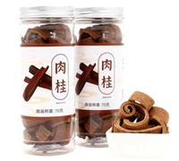 Canela Plana e Frasco de 140 G (4,9 Oz), Totalmente Natural, Vegana, Sin Gluten y Sin OMG. Corteza de Canela Entera para Cocina Asiática, India y de Oriente Medio.