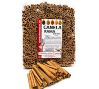 Canela Rama Vera AA 1KG | Ramas de Canela Natural 6 cm | Ideal para Infusiones, Té, Arroz con Leche, Chai y Repostería | Especias Gin Tonic