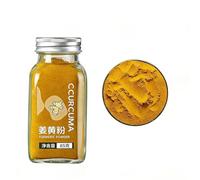 Canela y Cúrcuma Orgánicas en Polvo, Especias Molidas Premium para Cocinar, Hornear Preparar Bebidas, Envase Resellable (85 G)(Turmeric powder 85g)