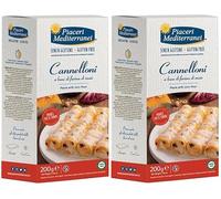 Canelones de Maíz Rulos Sin Gluten Pack 2 Cajas x 200g | Pasta 100% Maíz (Blanco y Amarillo) | Apta Celíacos, Vegana | Textura Firme, Sabor Delicioso | Alternativa Saludable y Versátil